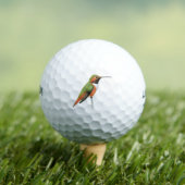 Wilson Golfbälle mit handgemalten Kolibri (Insitu T-Shirt)