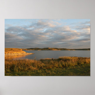 Wilson Lake, Kansas Landschaft Poster