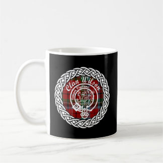 Wilson Nachname Nachname Scottish Clan Tartan Badg Kaffeetasse