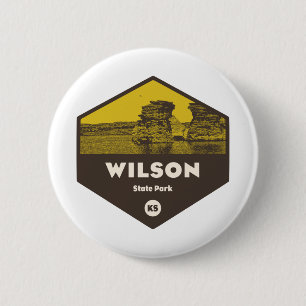 Wilson Staat Park Kansas Button