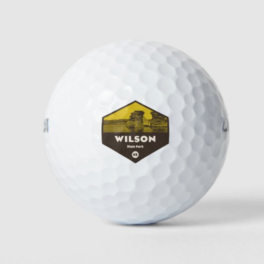 Wilson Staat Park Kansas Golfball (Vorderseite)