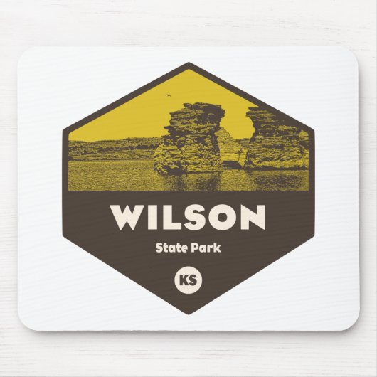Wilson Staat Park Kansas Mousepad (Vorne)