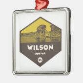 Wilson Staat Park Kansas Ornament Aus Metall (Links)
