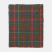 WILSON TARTAN Muster Monogram BLANKET W Fleecedecke (Vorderseite)