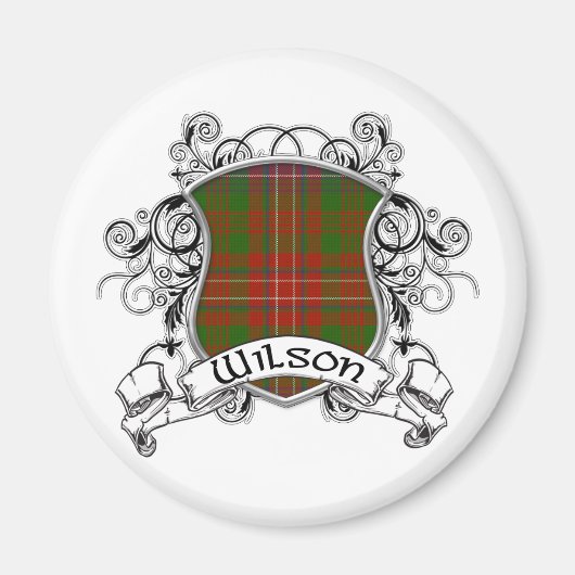 Wilson Tartan Shield Magnet (Vorne)