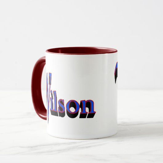 Wilson-Tasse Tasse (Vorderseite Links)