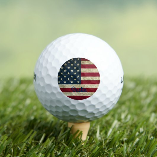 Wilson Ultra 500/Golf Ball/American Flag Golfball (Insitu T-Shirt)