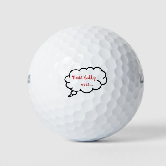 Wilson Ultra 500/Golf Ball/Best Daddy Ever Golfball (Vorderseite)