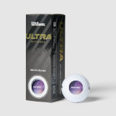 Wilson Ultra Distance Golf Ball-Chill Vibes Design Golfball (Verpackungen)