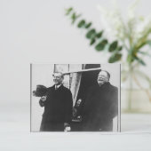 Wilson und Taft Postkarte (Stehend Vorderseite)