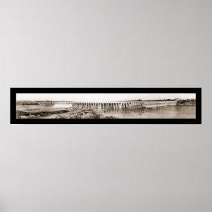 Wilson-Verdammung Tenn Fluss-Foto 1926 Poster