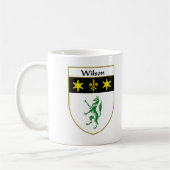 Wilson-Wappen/Familienwappen Kaffeetasse (Links)