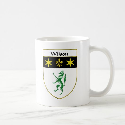 Wilson-Wappen/Familienwappen Kaffeetasse (Rechts)
