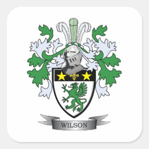 Wilson-Wappen Quadratischer Aufkleber