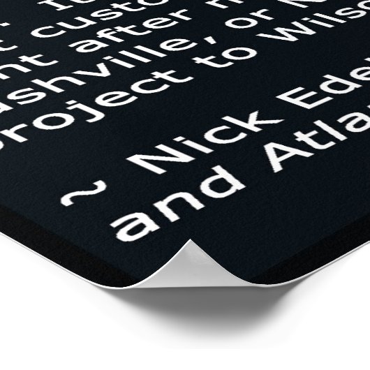 Wilson Welding Poster (Ecke)