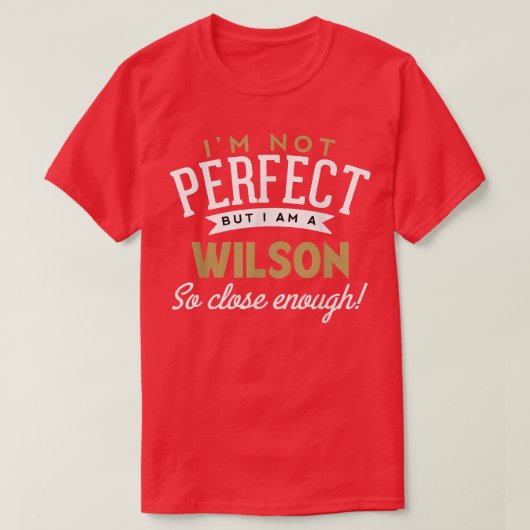 Wilson Wilson Name T-Shirt (Design vorne)