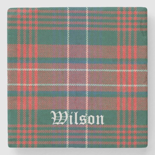 Wilson, Wilson, Scottish Tartan, Wilson Steinuntersetzer (Vorderseite)