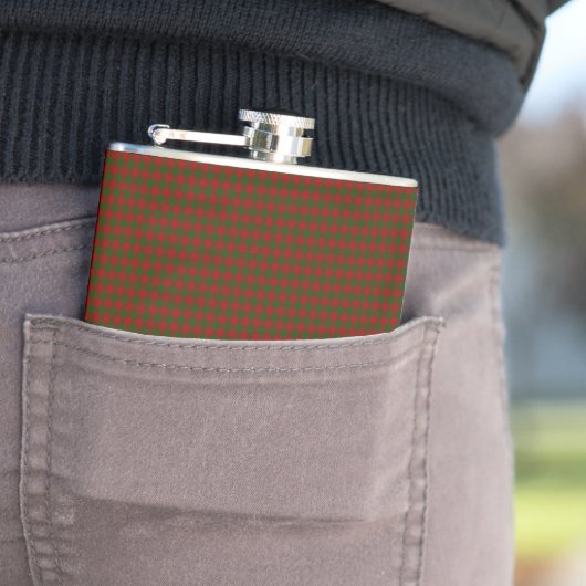 Wilsons 99 Clan Tartan Kariertes Muster Flachmann (Beispiel)