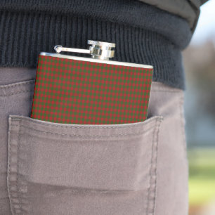 Wilsons 99 Clan Tartan Karomuster Flachmann