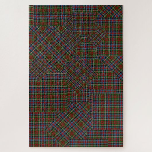Wilsons Kariertes Patchwork aus dem Jahr 181 Puzzle (Vertikal)