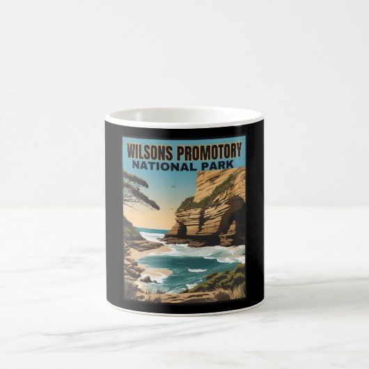 Wilsons Promontory � Der endlose Horizont Austras Kaffeetasse (Mittel)