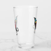Wilsons Vogel-of-Paradies-Vogel-Cartoon Glas (Links)
