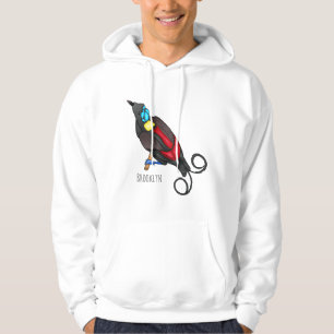 Wilsons Vogel-of-Paradies-Vogel-Cartoon Hoodie