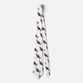 Wilsons Vogel-of-Paradies-Vogel-Cartoon Krawatte (Vorderseite)