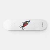 Wilsons Vogel-of-Paradies-Vogel-Cartoon Skateboard (Horizontal)