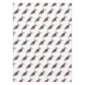 Wilsons Vogel-of-Paradies-Vogel-Cartoon Tischdecke (Vorderseite)