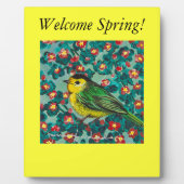 Wilson's Warbler Fotoplatte (Vorderseite)