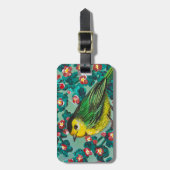 Wilson's Warbler Gepäckanhänger (Vorderseite vertikal)