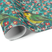 Wilson's Warbler Geschenkpapier (Rolleneckpunkt)