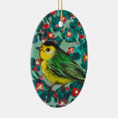 Wilson's Warbler Keramikornament (Rechts)