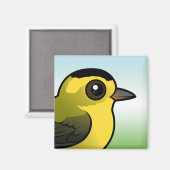 Wilson's Warbler Magnet (Vorderseite/Rückseite)