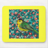 Wilson's Warbler Mousepad (Vorne)