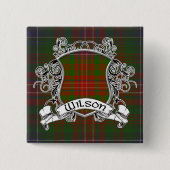 Wilsontartan-Schild Button (Vorderseite)