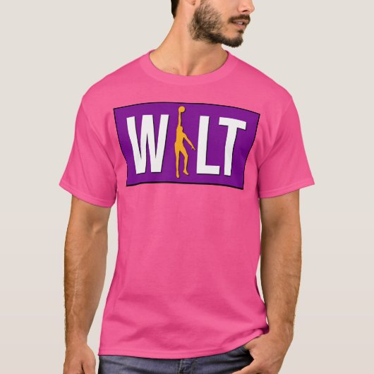 Wilt Chamberlain - Los Angeles Basketball T-Shirt (Vorderseite)