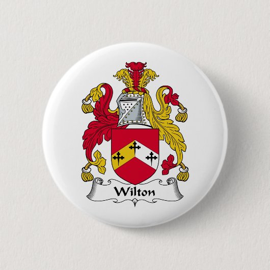 Wilton-Familienwappen Button (Vorderseite)