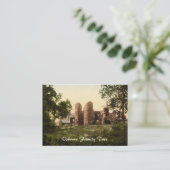 Wilton-Schloss, Ross-auf-Ypsilon, Herefordshire, Visitenkarte (Stehend Vorderseite)