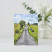 Wiltshire Country Lane Postkarte (Stehend Vorderseite)