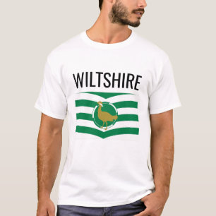 Wiltshire // English Landkreis Flag T-Shirt