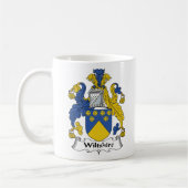 Wiltshire-Familienwappen Kaffeetasse (Links)