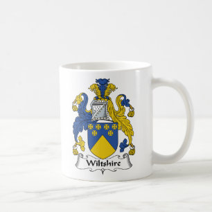 Wiltshire-Familienwappen Kaffeetasse