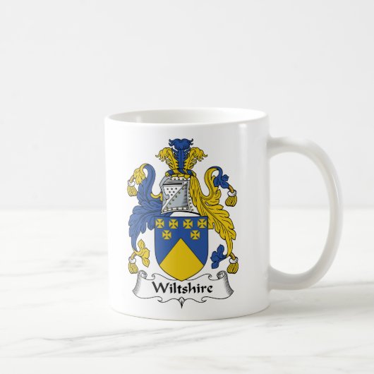 Wiltshire-Familienwappen Kaffeetasse (Rechts)