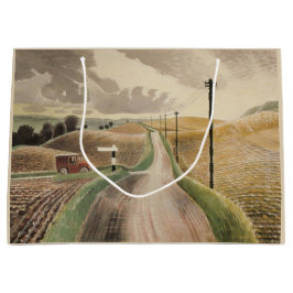 Wiltshire Landscape (von Eric Ravilious) Große Geschenktüte