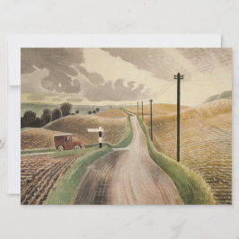 Wiltshire Landscape (von Eric Ravilious) Karte