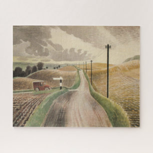 Wiltshire Landscape (von Eric Ravilious) Puzzle