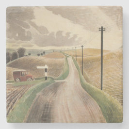 Wiltshire Landscape (von Eric Ravilious) Steinuntersetzer