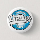 Wiltz Luxembourg Retrologo Button (Vorderseite)